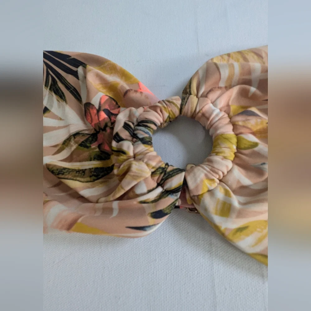 TIME AND TRU Women's 2-PC Floral Bikini Set Top And High Waist Bottom Sz XL - Picture 11 of 13